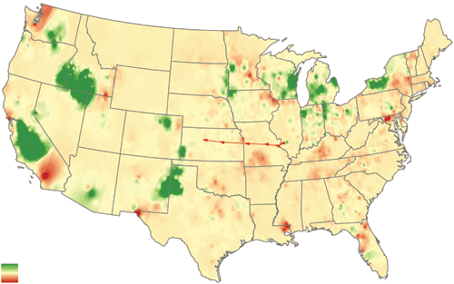 milk production regions