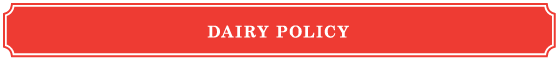dairy policy