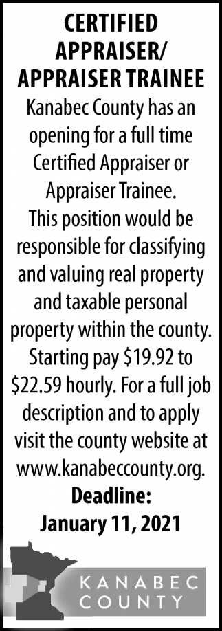 Appraiser Trainee Jobs