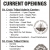 Current Openings