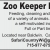 Zoo Keeper