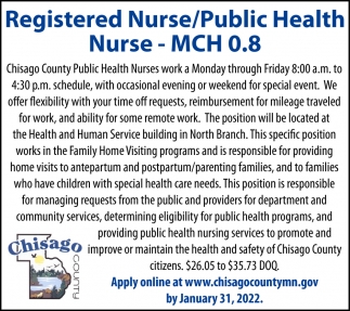 Registered Nurse/Public Health Nurse