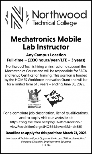 Mechatronics Mobile Lab Instructor