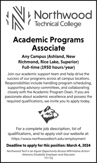 Academic Programs Associate