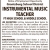 Instrumental Music Teacher