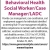 Behavioral Health Social Worker