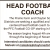 Head Football Coach
