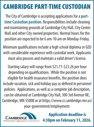 The City Of Cambridge