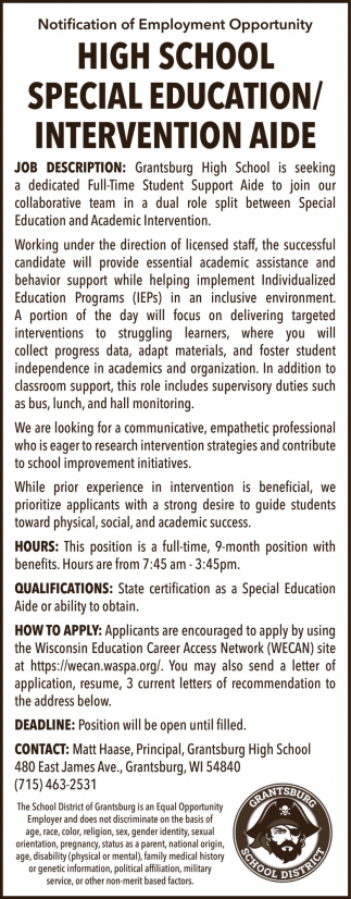 Grantsburg School District