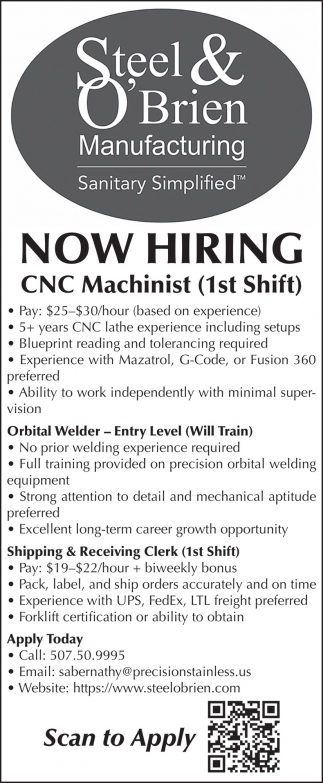 Steel & O'Brien Manufacturing