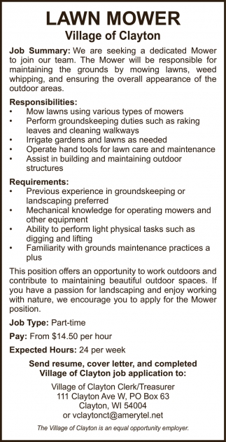 The Village Of Clayton