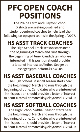 The Prairie Farm and Clayton School Districts