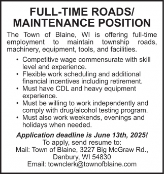 Town of Blaine