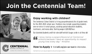 Centennial School District 12