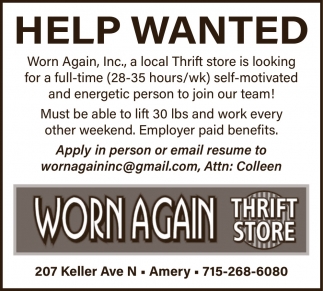 Worn Again Thrift Store