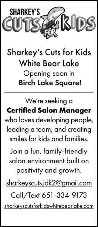 Sharkey's Cuts for Kids