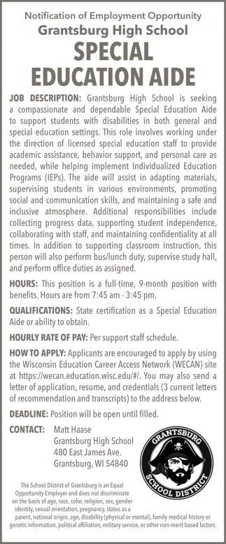 Grantsburg High School