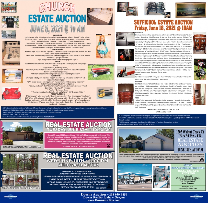 Church Estate Auction