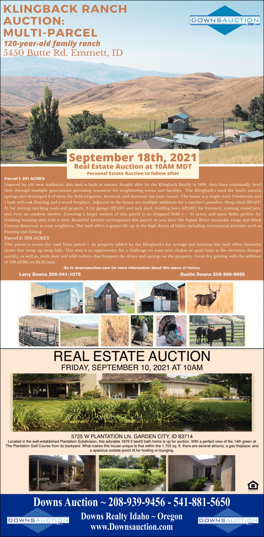 Klingback Ranch Auction