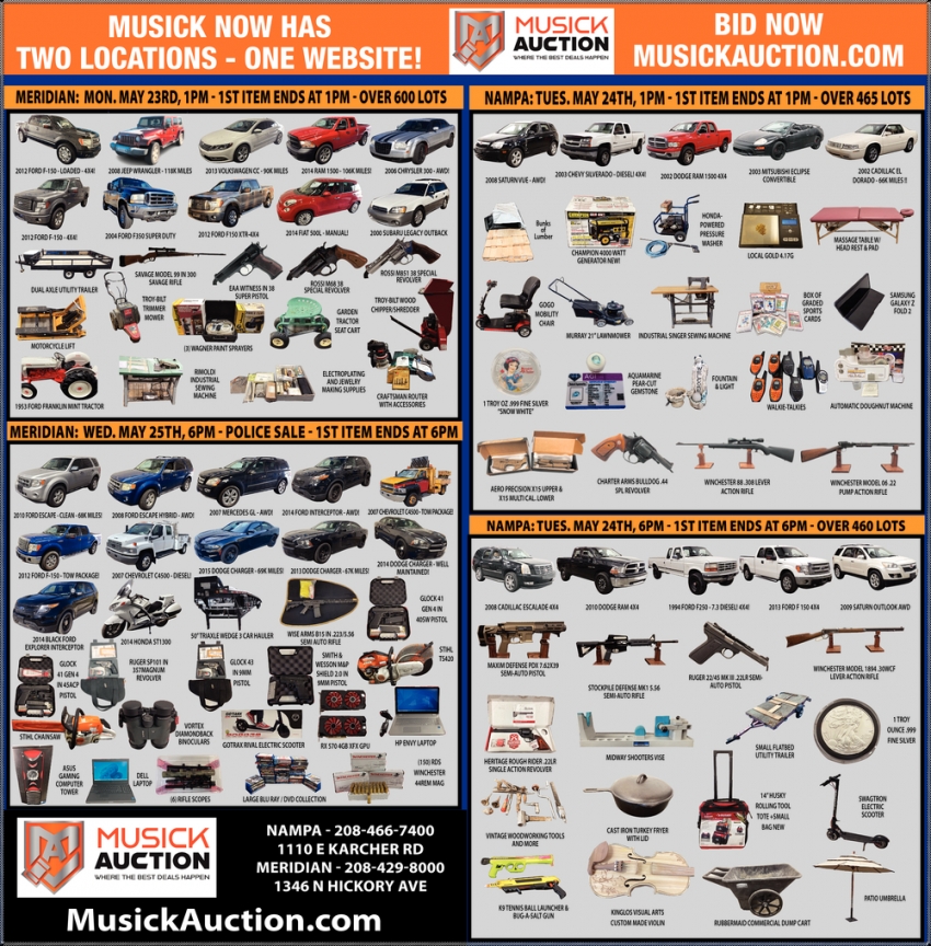 Musick Now Has Two Locations - One Website!