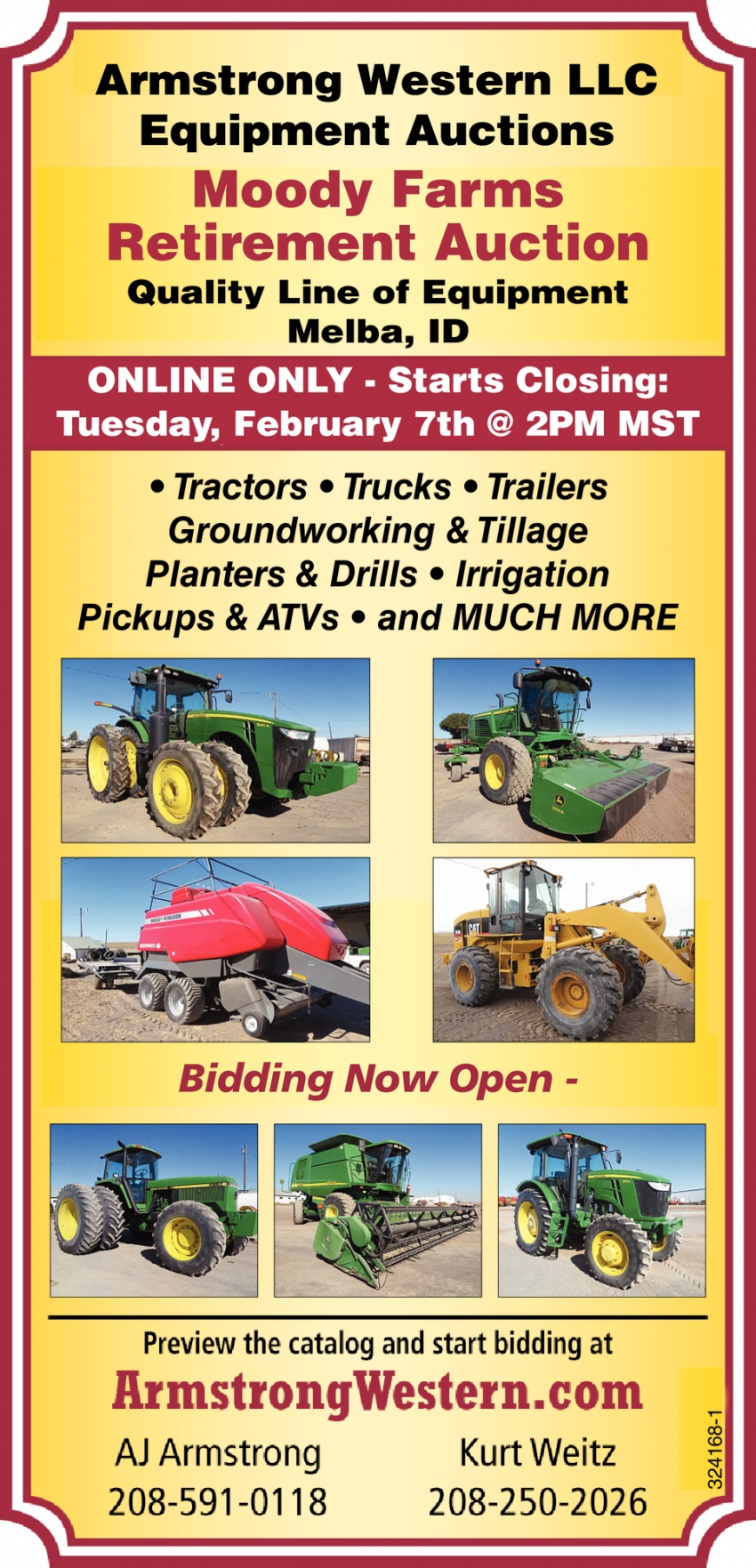 Moody Farms Retirement Auction