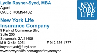 Lydia Rayner-Syed, MBA  Agent