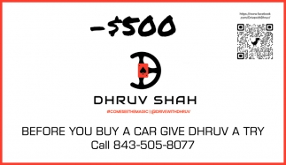 Before You Buy a Car Give Dhruv a Try