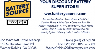 Your Discount Battery Super Store!