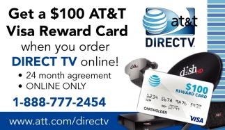 Get a $100 AT&T Visa Reward Card