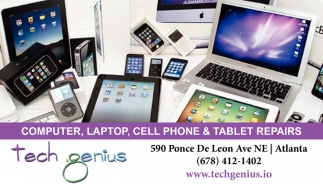Computer, Laptop, Cell Phone & Tablet Repairs