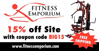 15% Off Site With Coupon Code BIG15