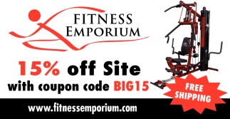 15% Off Site With Coupon Code BIG15