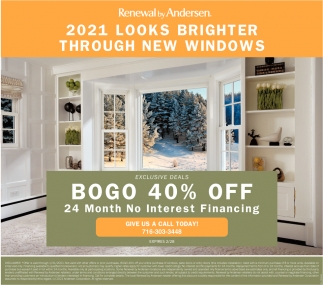 2021 Looks Brighter Through New Windows