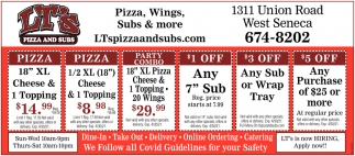 Pizza, Wings, Subs & More