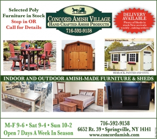 Selected Poly Furniture In Stock