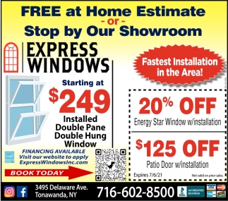 Free At Home Estimate Or Stop By Our Showroom