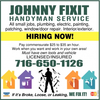 All Small Jobs, Plumbing, Electric, Painting