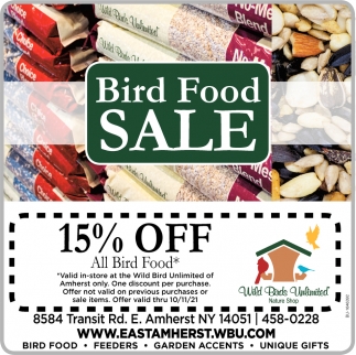 Bird Food Sale