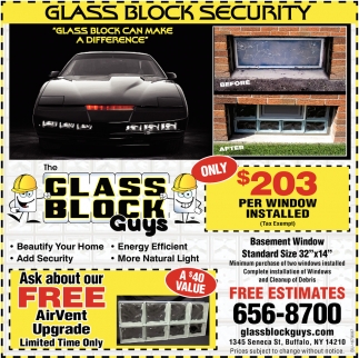 Glass Block Security