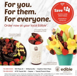 Order Now At Your Local Edible.