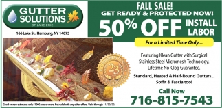 Fall Sale!