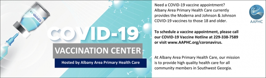 Covid-19 Vaccination Center Albany Area Primary Health Care Albany Ga