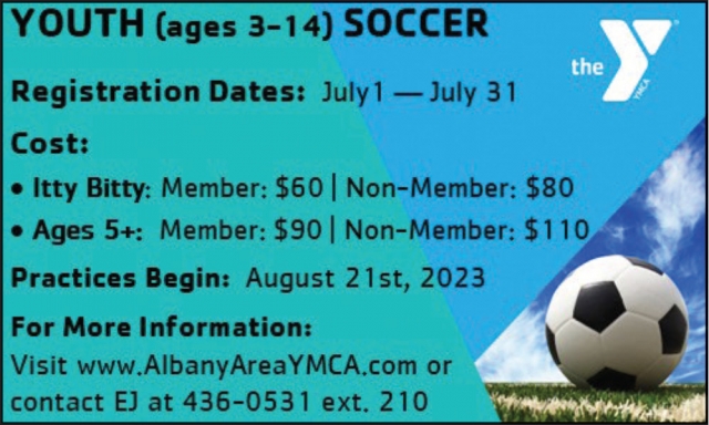 Your (Ages 3-14) Soccer, The YMCA Albany Area, Albany, GA