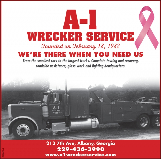 Wrecker Service, A-1 Wrecker Service, Albany, GA