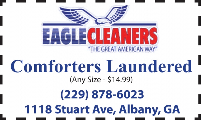 Comforters Laundered, Eagle Cleaners, Albany, GA
