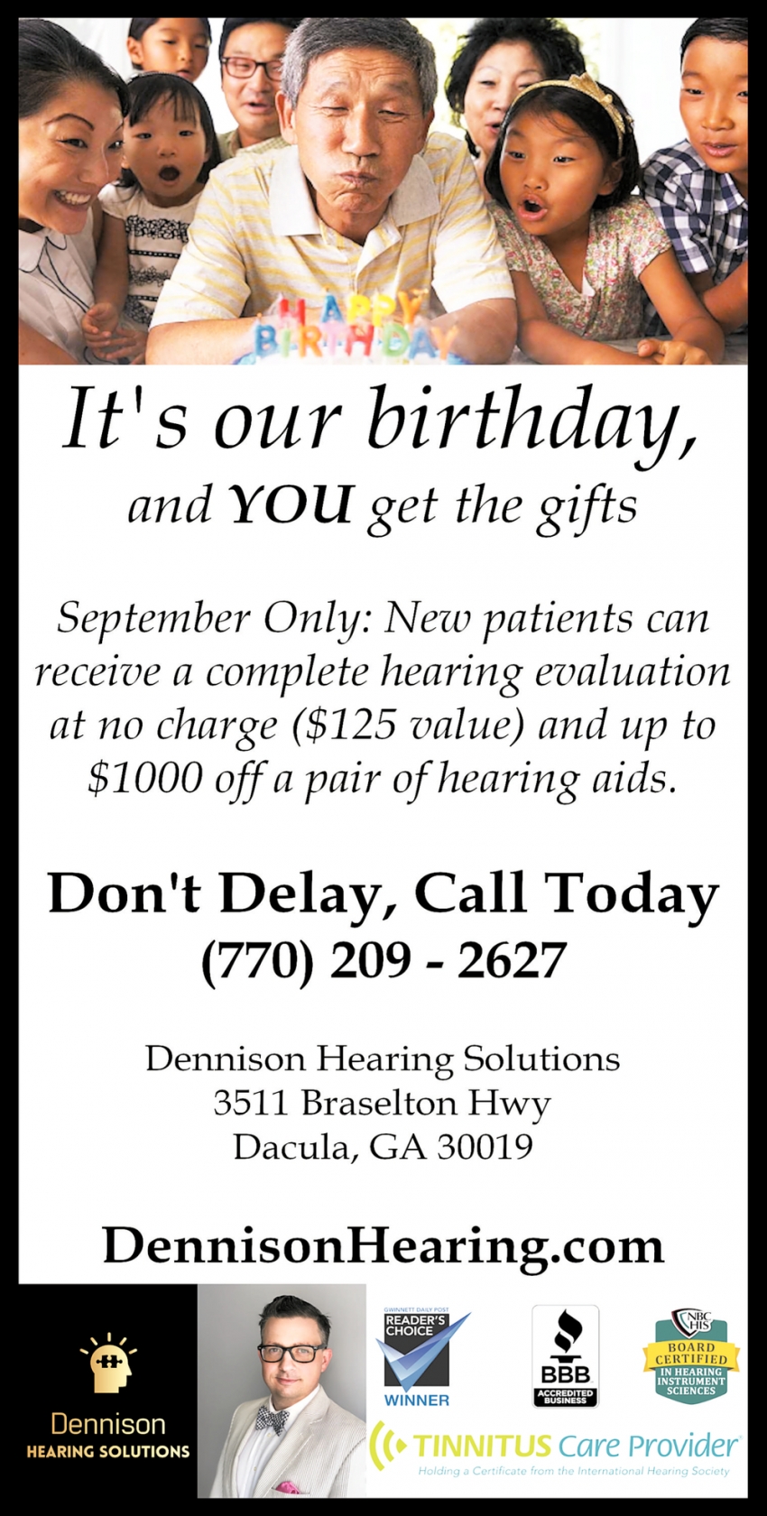 Don't Delay, Call Today