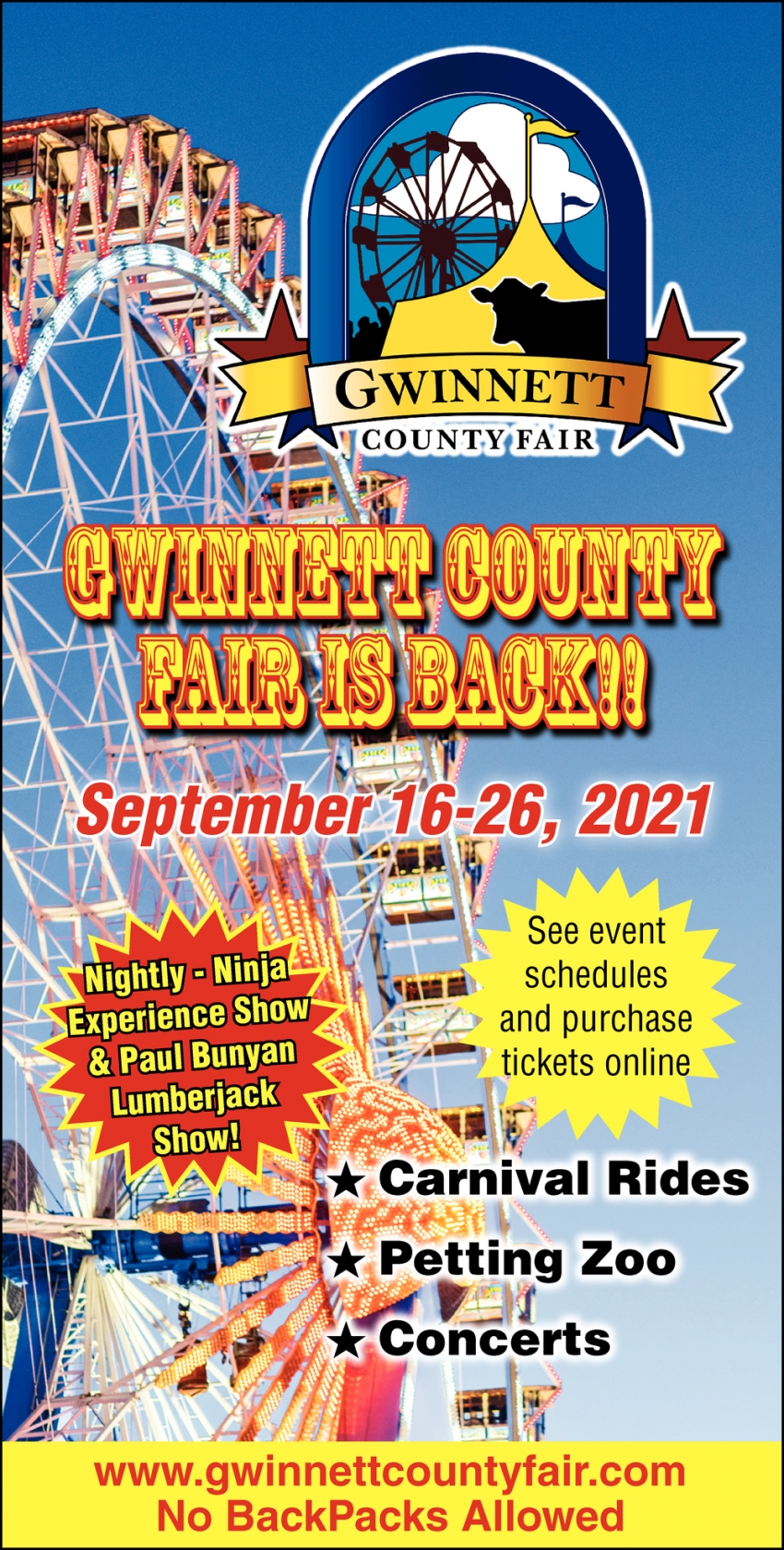 Gwinnett County Fair Is Back!