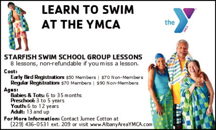 Learn To Swim At The Ymca