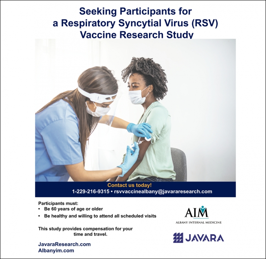 Seeking Participants For A Respiratory Syncytial Virus (RSV) Vaccine Research Study