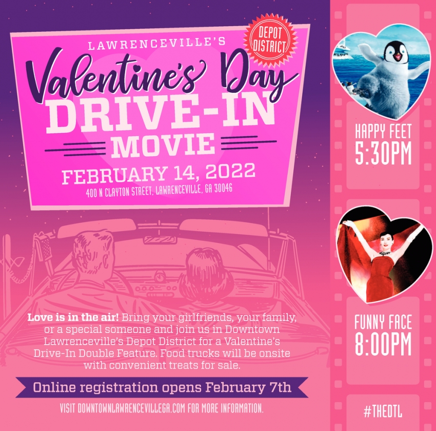 Valentine's Day Drive-In Movie